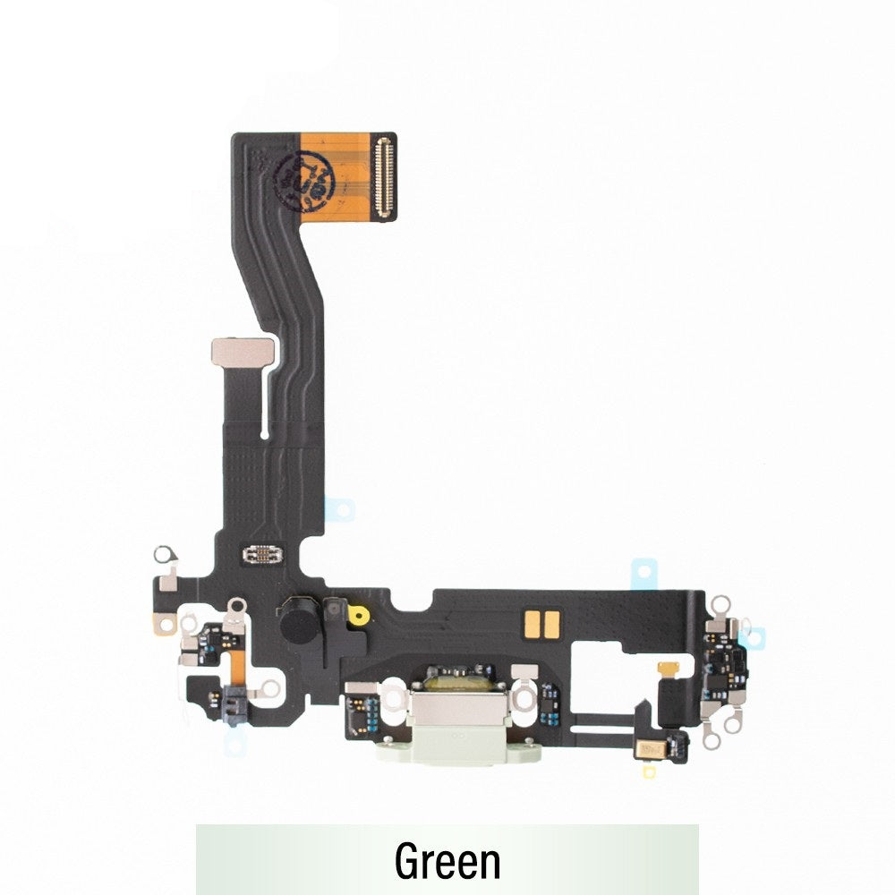 Charging Port for iPhone 12 / 12 Pro (Purple)-Green Charging Port for iPhone 12 / 12 Pro (Purple)-Green